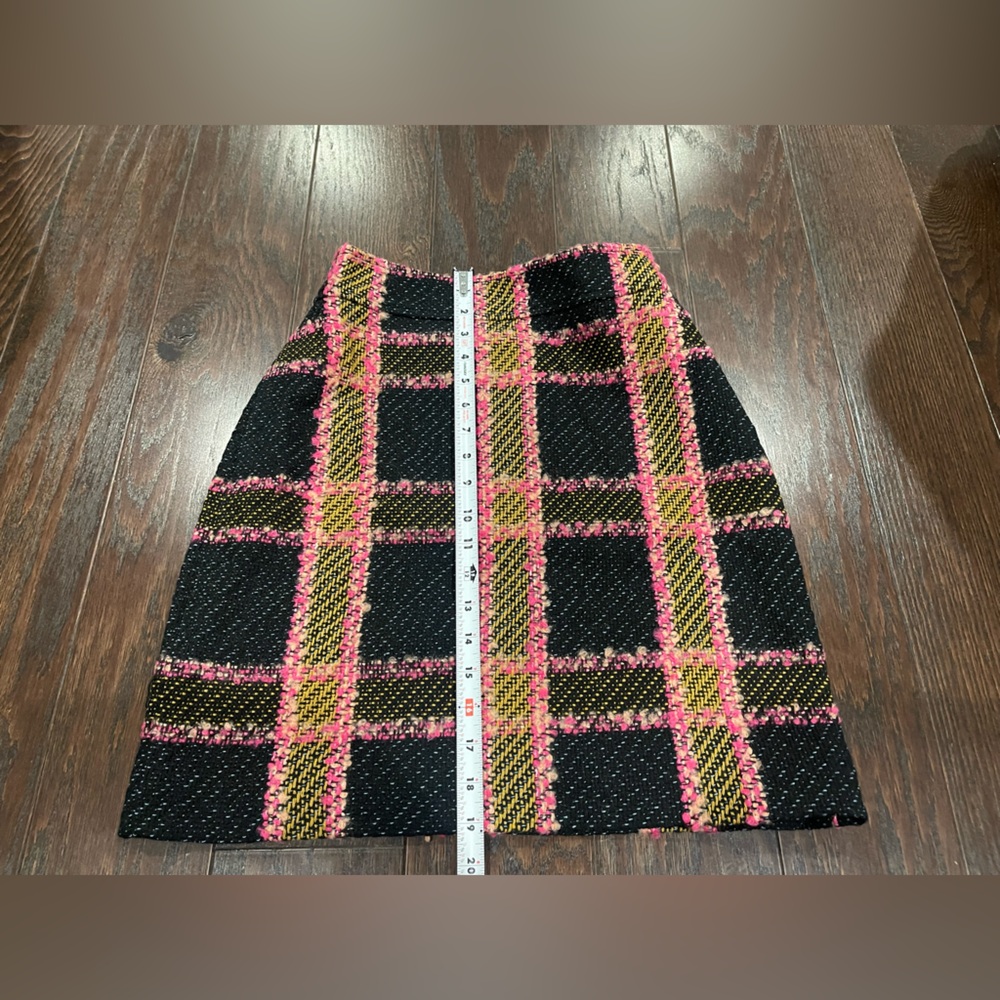 Boden Estella Check SkirtSapphire, Azure Geo Women Wool-blend  2 NEW  Sold Out - Picture 7 of 12